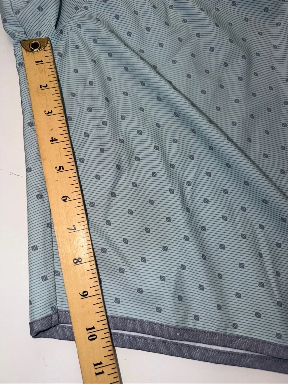 Travis Mathew Teal  Micro-Print Swim Shorts